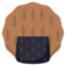 Rice Cracker emoji on Emojione